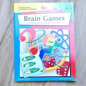 🔸️NWOT McGraw-Hill Brain Games Classroom Activity Book Grades 4-5